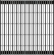 S-126 straight pattern side fold grille